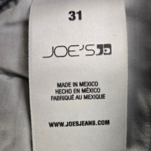 Joe's Jeans Light Wash Distressed Tomboy Slim Ankle Crop Straight Jeans Size 31 - Picture 9 of 13